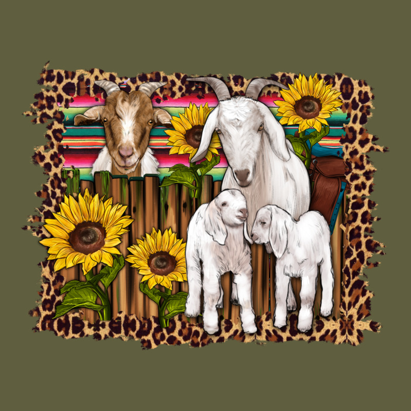 Gats Baby Gots Sunflowers Wooden Serape Leopard Vintage Tee by Artiststas | Teevron