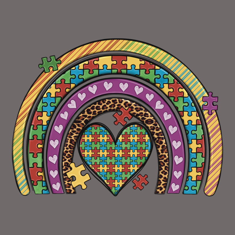 Autism Awareness Heart Leopard Rainbow Urban Heavy Tee by Artiststas | Teevron