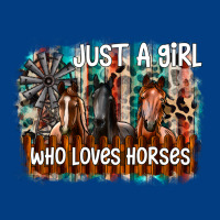 Just A Girl Who Loves Horses Premium Sweatshirt | Teevron