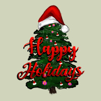 Happy Holidays Christmas Tree Heavyweight Hoodie | Teevron