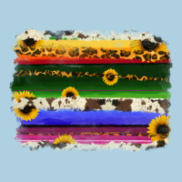 Serape Sunflowers Leopard Cowhide Background Premium Hoodie | Teevron