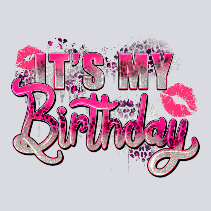 Pink It's My Birthday Zipper Hoodie by Zillion Design Studio | Teevron