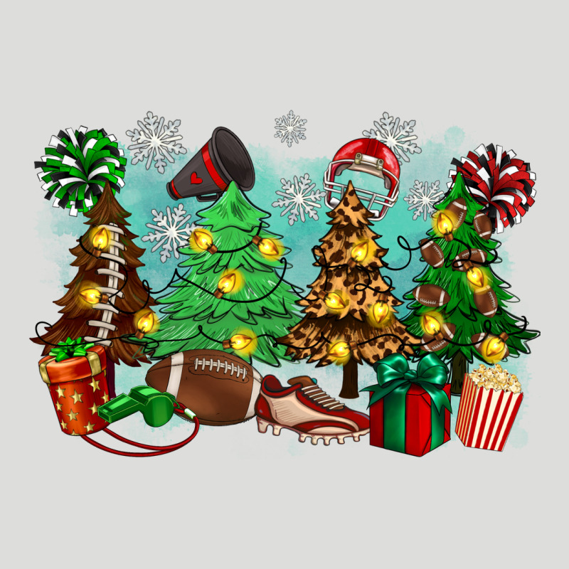 Christmas Trees With Football Zipper Hoodie by Zillion Design Studio | Teevron