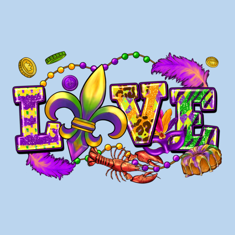 Love Mardi Gras Classic Tee by FaDigitalArtStudio | Teevron