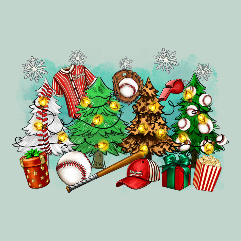 Christmas Trees With Baseball Zipper Hoodie by Zillion Design Studio | Teevron