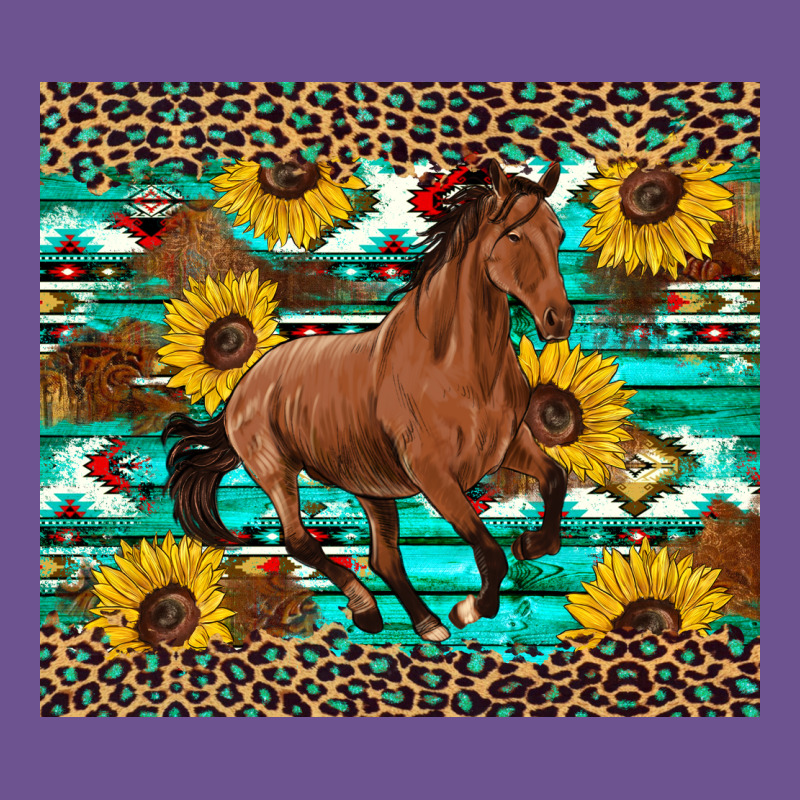 Western Horse Sunflowers Vintage Tee by Artiststas | Teevron