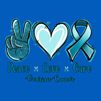 Peace Love Cure Ovarian Cancer Urban Hoodie | Teevron
