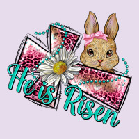 He Is Risen Cross Rabbit Premium Hoodie | Teevron