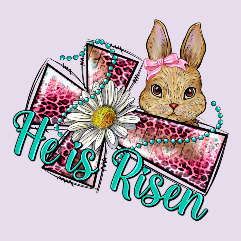 He Is Risen Cross Rabbit Premium Hoodie by BarkalooDesign | Teevron