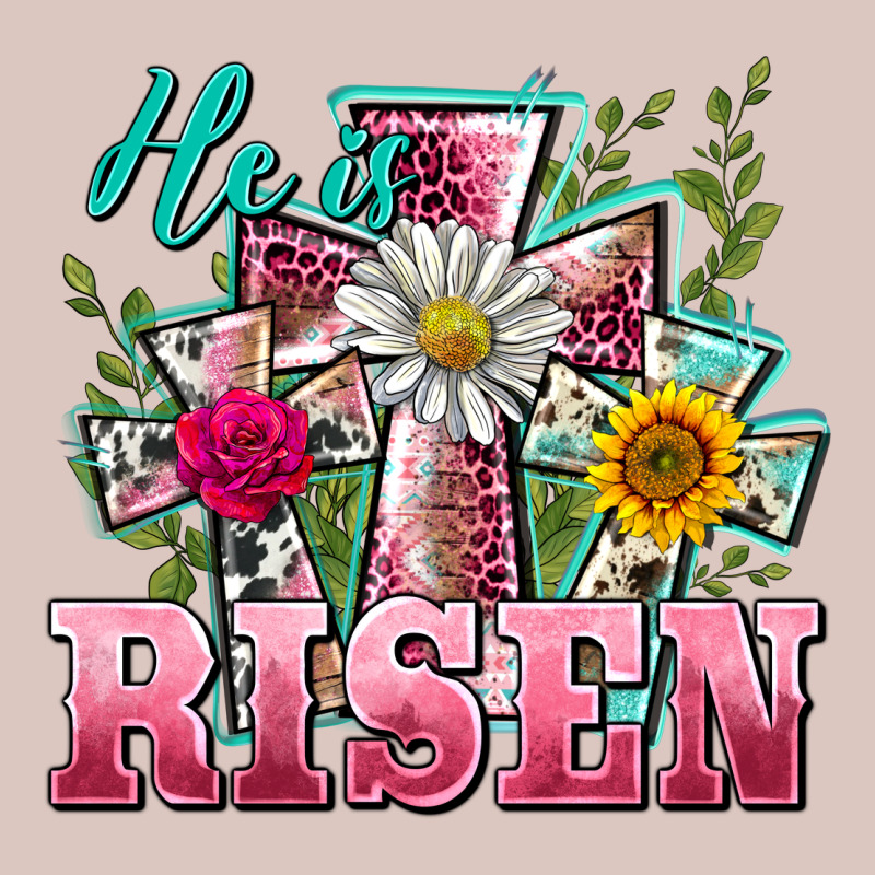 He Is Risen Cross Easter Premium Hoodie by BarkalooDesign | Teevron