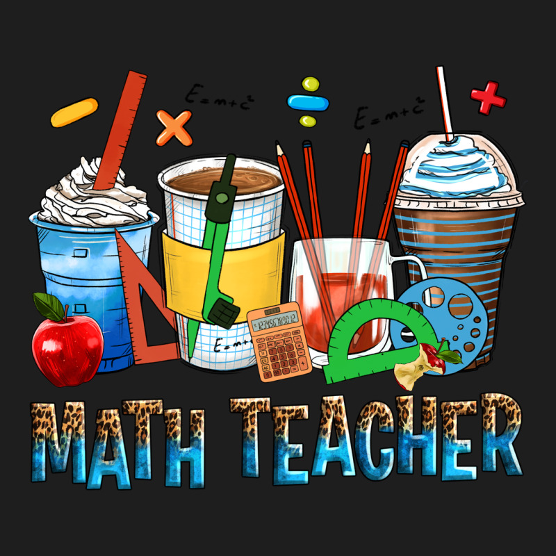 Math Teacher Coffee Cups Heavyweight Hoodie by Zillion Design Studio | Teevron