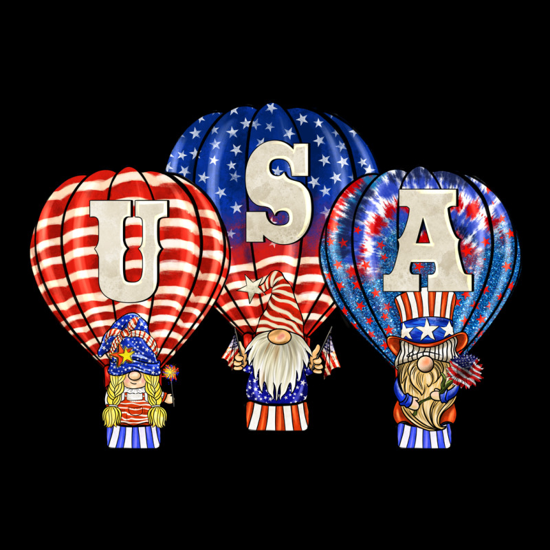 Usa Air Balloon Gnomies Ladies Tee by BarkalooDesign | Teevron