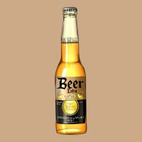 Yellow Beer Bottle Vintage Hoodie | Teevron