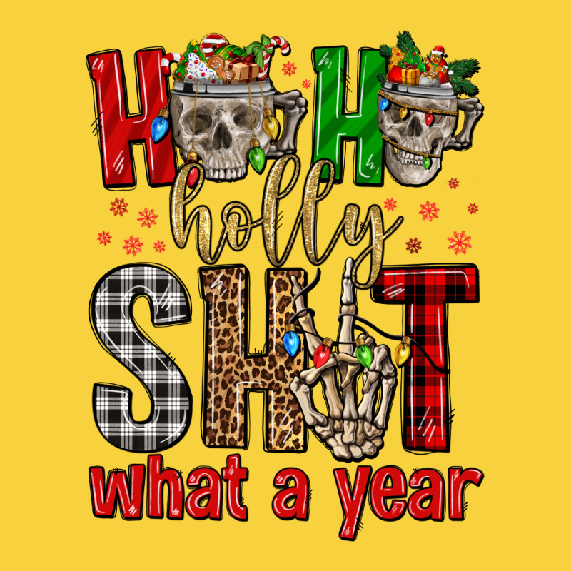 Ho Ho Holly Shit What A Year Premium Sweatshirt by FaDigitalArtStudio | Teevron