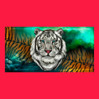 White Tiger Forest License Plate Zipper Hoodie | Teevron