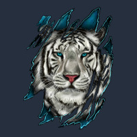 White Tiger Scratch Mark Zipper Hoodie | Teevron