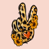 Leopard Sunflower Peace Sign Urban Hoodie | Teevron