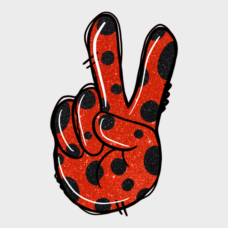 Ladybug Peace Sign Urban Hoodie by Jasminsmagicworld | Teevron