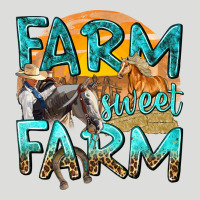 Farm Sweet Farm With Horses Zipper Hoodie | Teevron