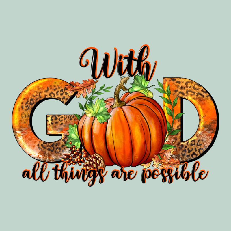 With God All Thing Are Possible Zipper Hoodie by RanaPortraitStore | Teevron