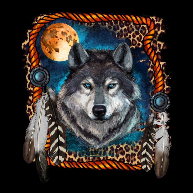Wolf And Feathers Zipper Hoodie by RanaPortraitStore | Teevron