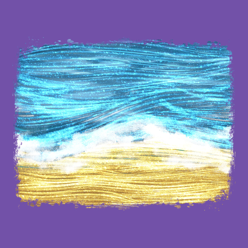Glitter Beach Background Premium Sweatshirt by HRA Design Shop | Teevron