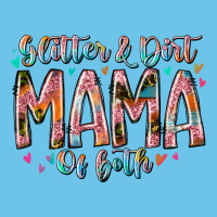 Glitter And Dirt Mama Of Both Premium Sweatshirt | Teevron