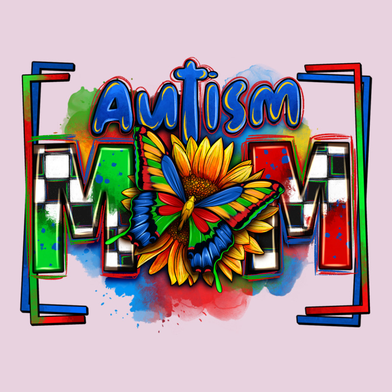 Autism Mom Checkered Flag Classic Tee by Zillion Design Studio | Teevron