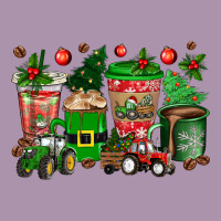 Christmas Tractor Coffee Cups Heavyweight Hoodie | Teevron