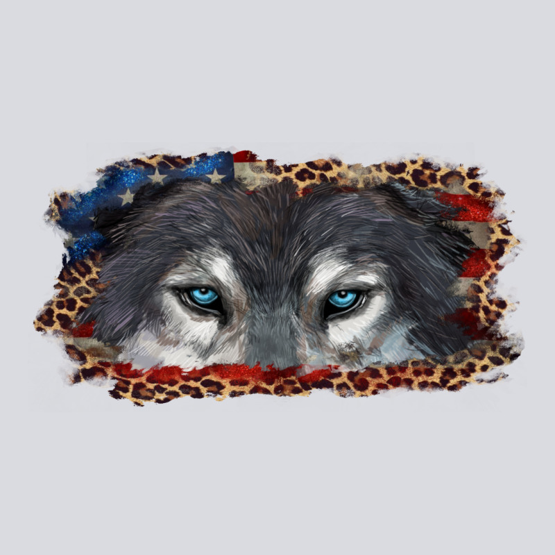 Wolf Eyes American Flag Zipper Hoodie by RanaPortraitStore | Teevron