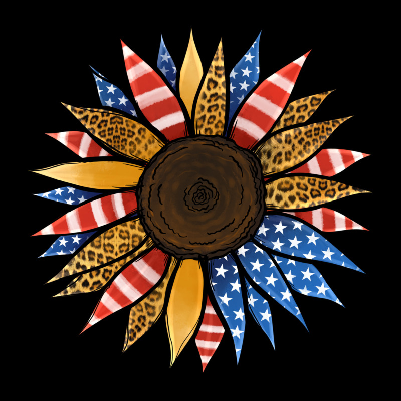 Patriotic Sunflower Urban Hoodie by Jasminsmagicworld | Teevron