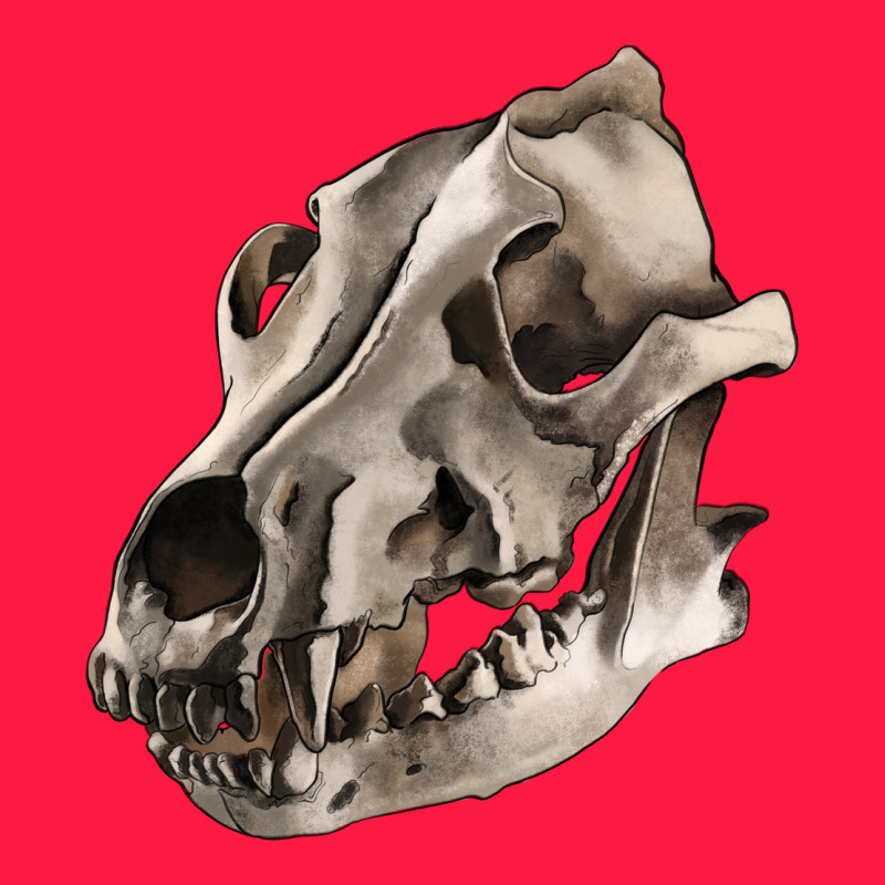 Wolf Skull Zipper Hoodie by RanaPortraitStore | Teevron