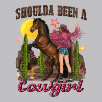 Shoulda Been A Cowgirl Bucking Horse Classic Tee | Teevron