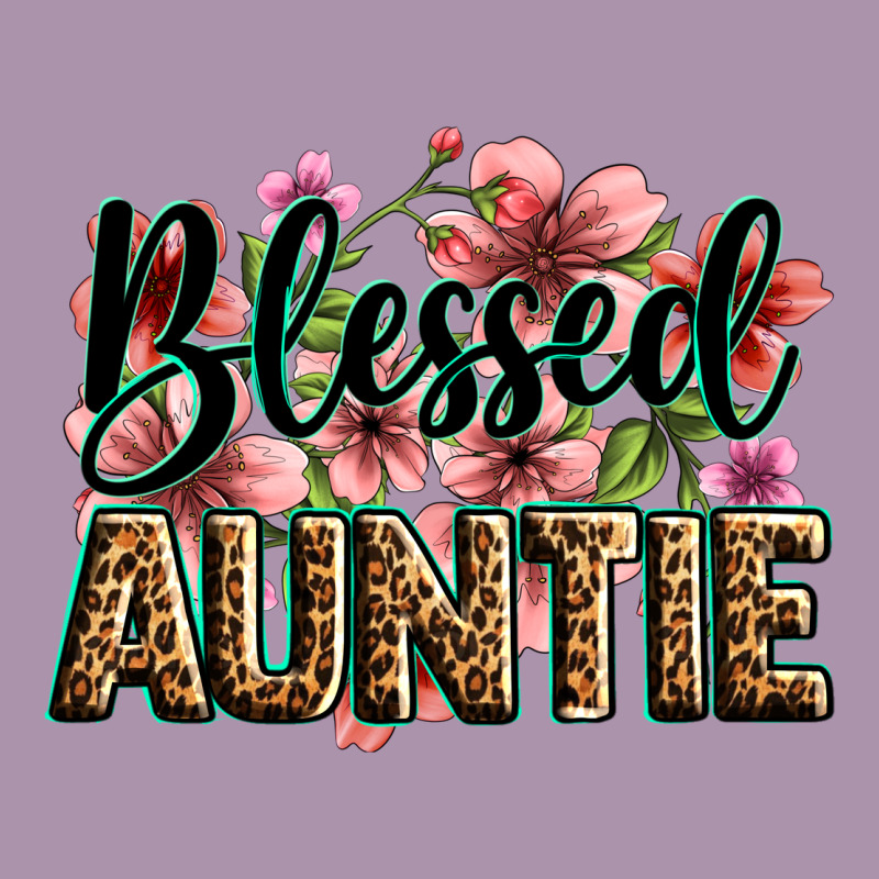 Flowers Blessed Auntie Heavyweight Hoodie by Zillion Design Studio | Teevron