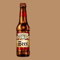 Red Beer Bottle Vintage Hoodie | Teevron
