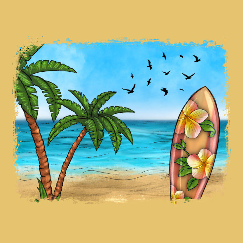 Beach Background Premium Sweatshirt by HRA Design Shop | Teevron