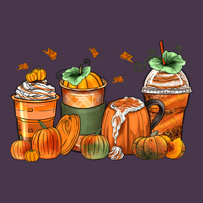Pumpkins Coffee Cups Heavyweight Hoodie by Zillion Design Studio | Teevron