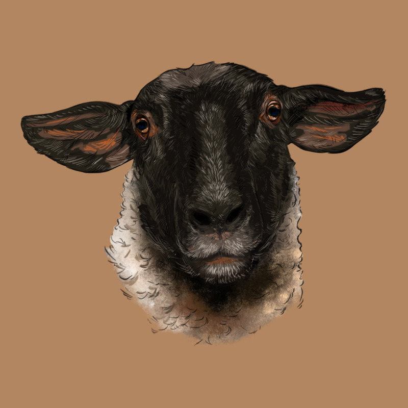 Suffolk Ewe Head Long Sleeve Tee by BarkalooDesign | Teevron