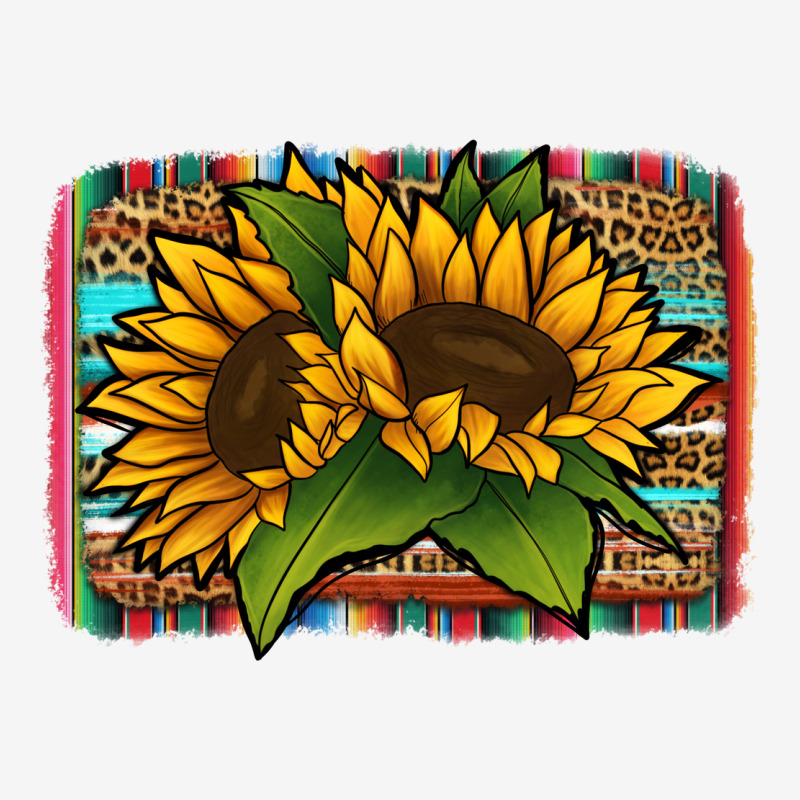 Sunflower With Serape Background Urban Hoodie by Jasminsmagicworld | Teevron