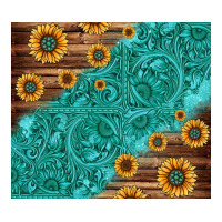 Tooled Leather And Sunflowers | Teevron