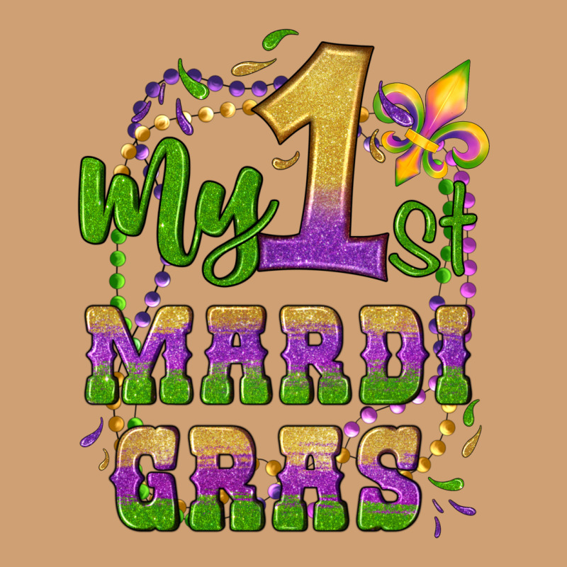 My First Mardi Gras Glitter Fleur De Lis Vintage Tee by Artiststas | Teevron
