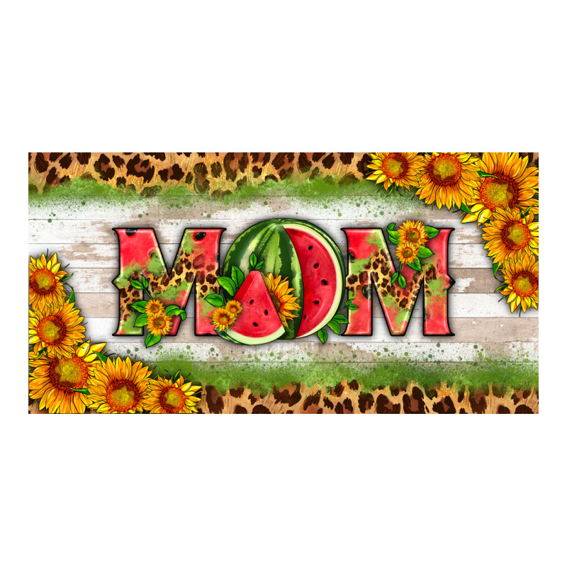 Watermelon Mom License Plate Premium Sweatshirt by HRA Design Shop | Teevron