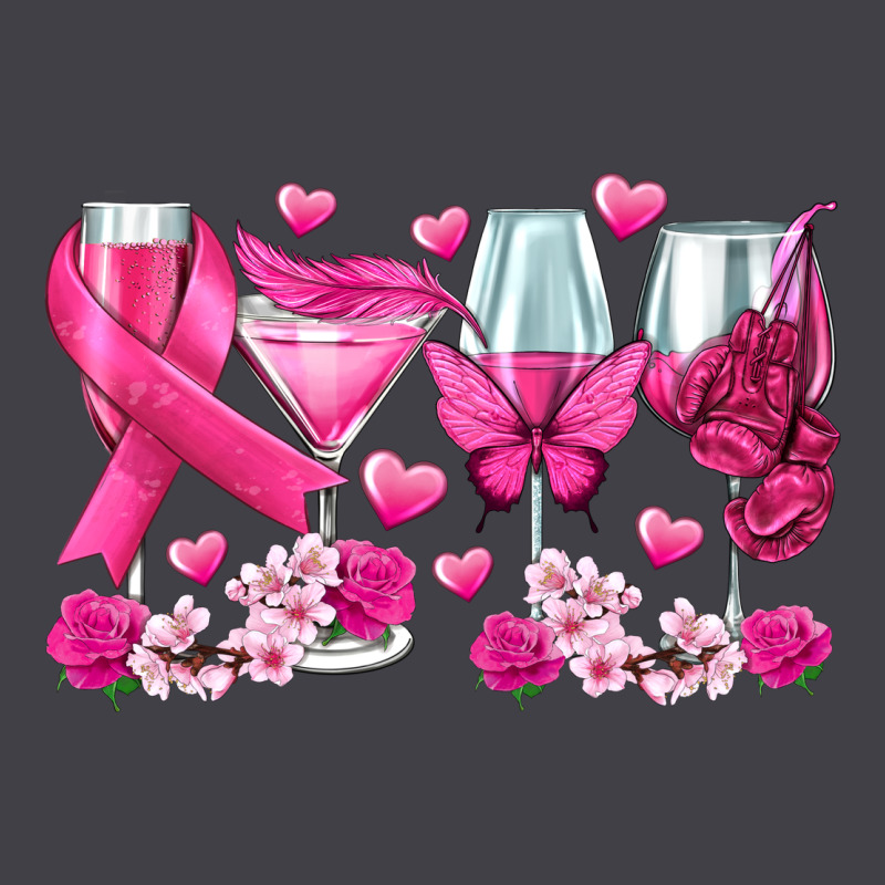 Breast Cancer Wine Glasses Heavyweight Hoodie by texasbilliewilder | Teevron