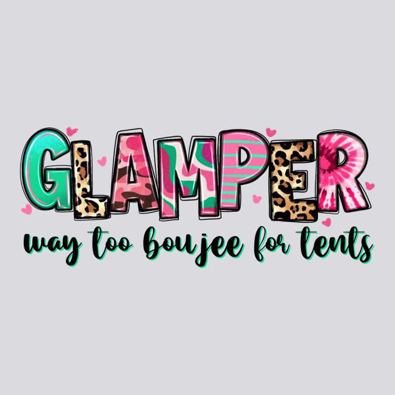 Glamper Way Too Boujee For Tents Zipper Hoodie by RanaPortraitStore | Teevron