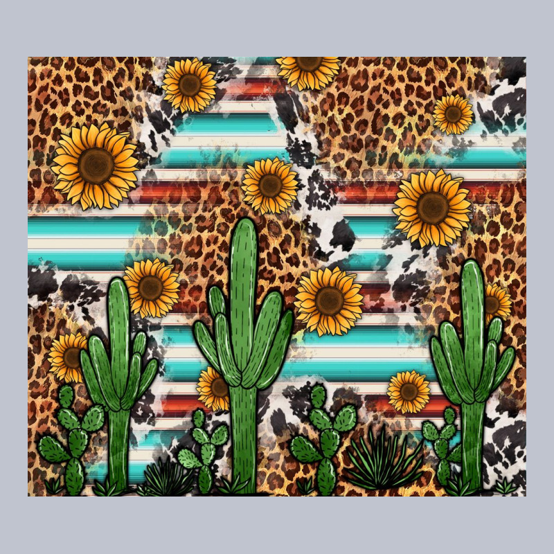Western Cactus And Sunflowers Premium Hoodie by Jasminsmagicworld | Teevron