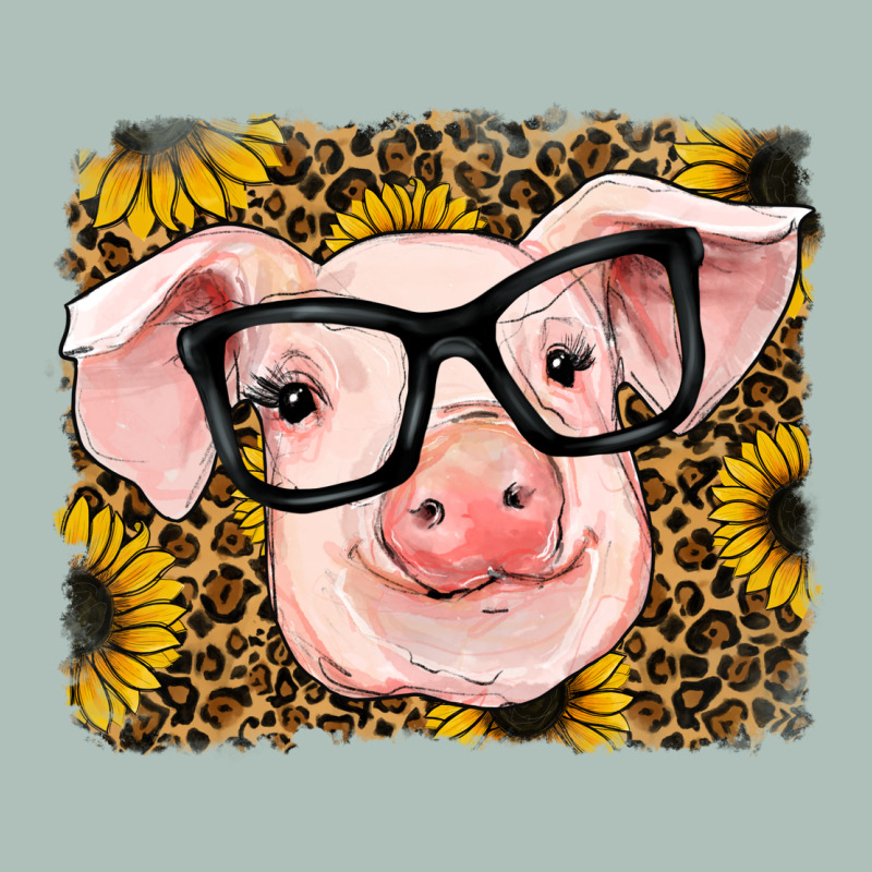 Sunflowers Pig Heavyweight Hoodie by RanaPortraitStore | Teevron