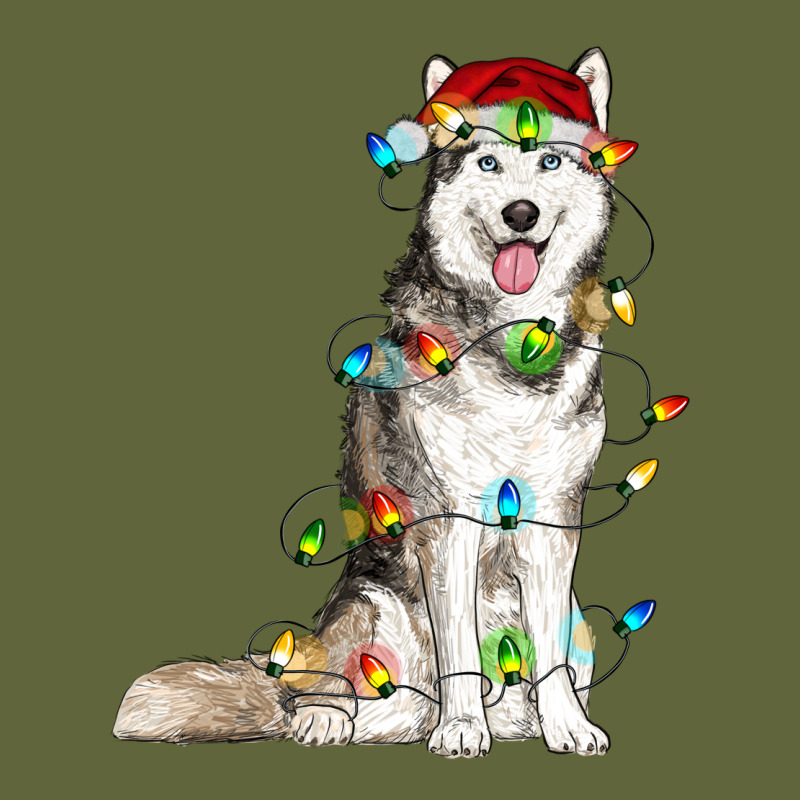 Husky Christmas Lights Classic Tee by RanaPortraitStore | Teevron