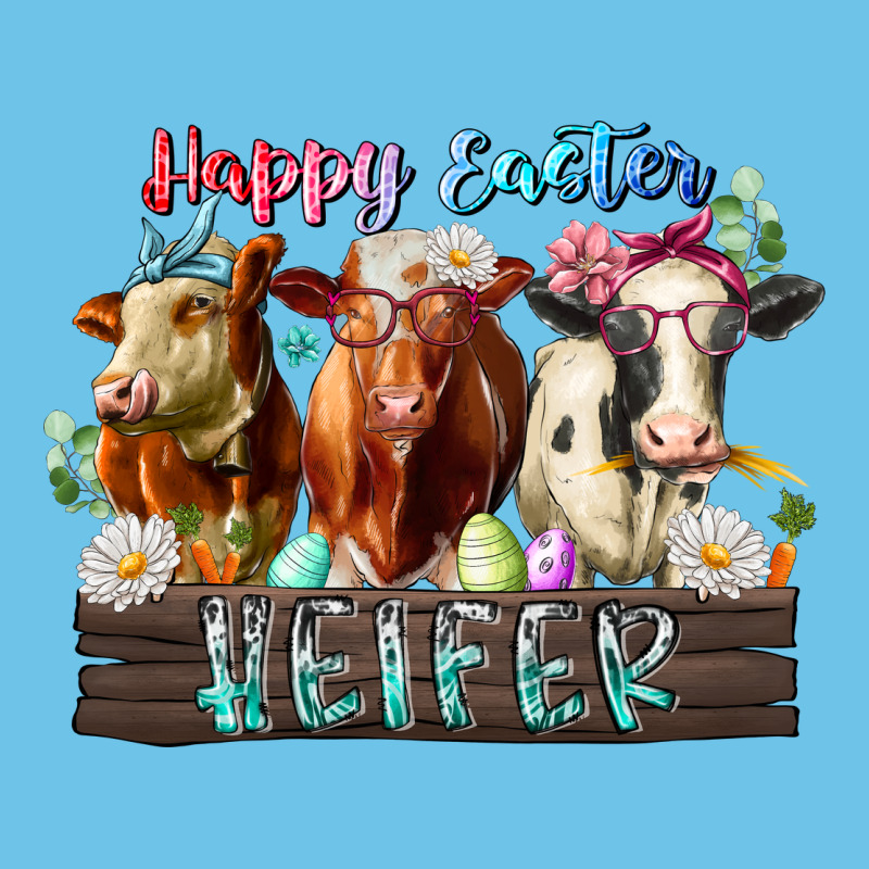 Happy Easter Heifer Premium Sweatshirt by RacoonDesign | Teevron