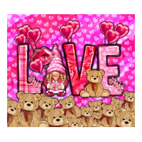 love gnome with bear | Teevron
