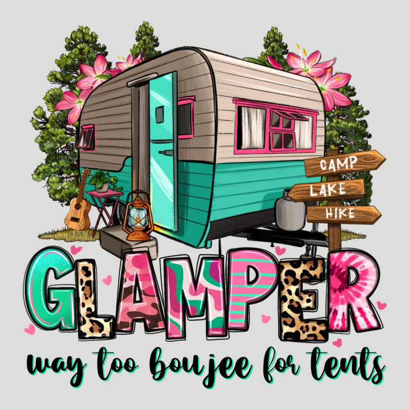 Glamper Way Too Boujee For Tents 2 Zipper Hoodie by RanaPortraitStore | Teevron